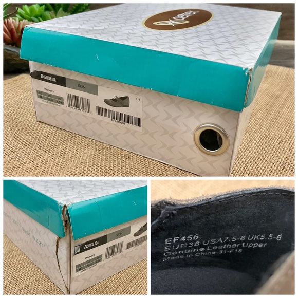 NIB Aetrex Ada Comfort Leather Mary Jane Shoes 38 - Picture 10 of 12